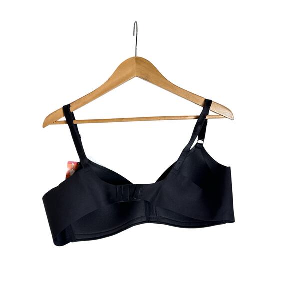 Warners Women's Underarm-Smoothing Comfort Wireless T-Shirt Bra SZ 40B Black NWT - Picture 5 of 8
